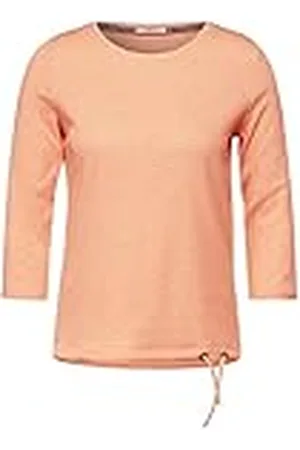 CECIL Dames 317478 T-Shirt, Simply Orange, M
