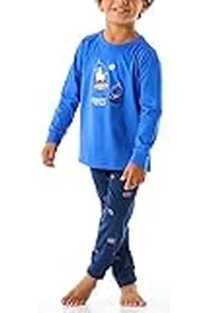 Schiesser Jungen Schlafanzug Set Pyjama lang - 100% Organic Bio Baumwolle - Größe 92 bis 140