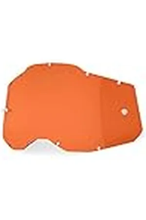 100% Uniseks Volwassene Racecraft/Accuri/Strata Replacement Sunglass Lenses, Oranje, Volwassenen