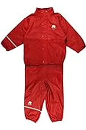 CeLaVi Uniseks baby tweedelig regenpak, (red), 80 cm