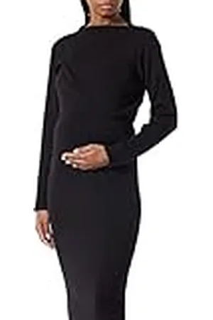 Noppies Maternity damesjurk stoel verpleegster lange mouwen jurk, zwart-P090, XS