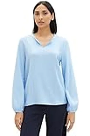 TOM TAILOR T-shirt met lange mouwen voor dames, , XXS