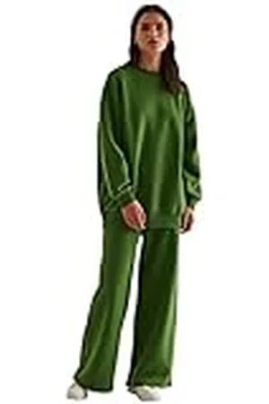 NA-KD Biologische brede joggingbroek voor dames, , S
