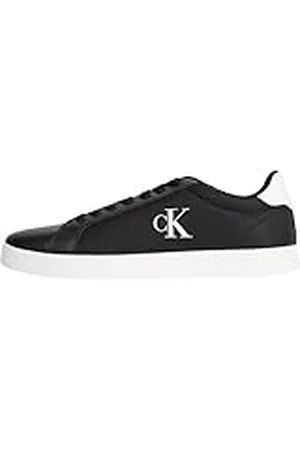 Calvin Klein CK JEANS Heren 3 CUPSOLE PU YM0YM01213 Low Top, zwart (Ck Zwart/Helder Wit), 9 UK, , 41.5 EU