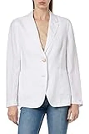 Tommy Hilfiger Dames Casual Linnen Regular SB Blazer 34, , 60