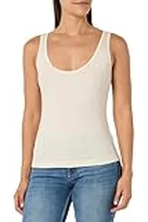 Pinko Chicago tanktop van licht geribbeld breiwerk, , S