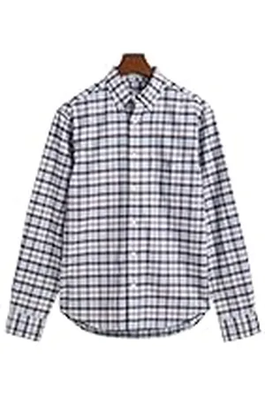 GANT REG Classic Oxford geruit shirt, , XXL