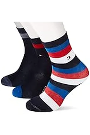 Tommy Hilfiger Ecom Basic Stripe Sock voor jongens, 6 stuks, , 39