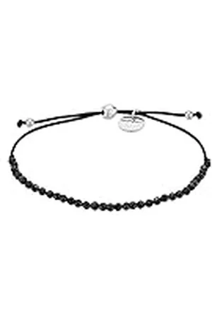 Tamaris Armband TJ-0534-B-17, 17 cm, Roestvrij staal, Onyx