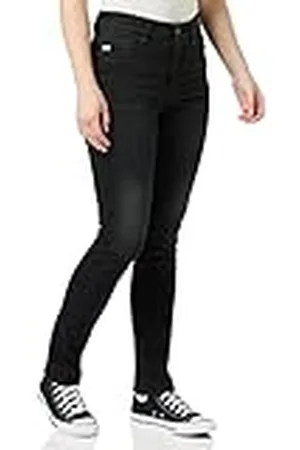 G-Star Raw dames Jeans Noxer High Waist Straight,Grijs (Worn in Black Onyx C910-c942)27W / 32L