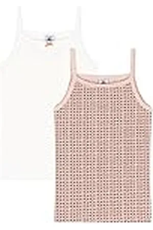 Petit Bateau Shirts met bandjes voor meisjes, , 5 Jaren