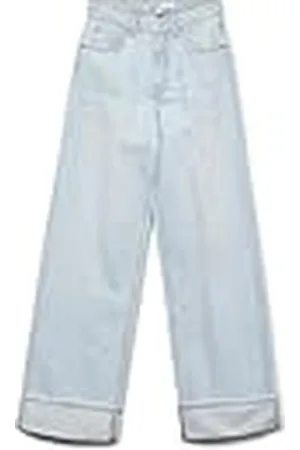VERO MODA Vmkathy Shr Wide Fold Up DNM Jeans Do340, , 31W / 32L