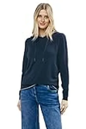 CECIL Dames V-hals hoodie pullover, , XS