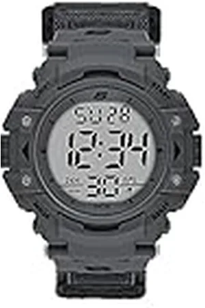 Skechers Horloge voor heren, Digitaal uurwerk met siliconen, polyurethaan, lederen of roestvrij stalen band, ,55MM