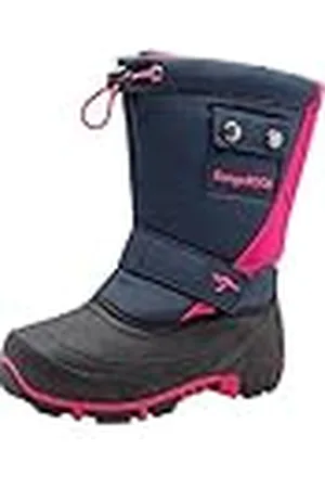 KangaROOS Kanga-Bean II uniseks-kind sneeuwlaarzen Sneeuwlaarzen,Dark Navy Daisy Pink 18416 4204,32 EU