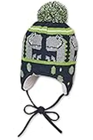 Sterntaler Baby-jongens gebreide muts Dinoli muts, marineblauw, 47 cm