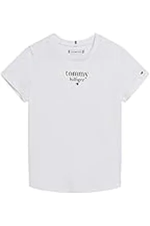 Tommy Hilfiger Tommy Graphic Tee S/S T-shirts voor meisjes, , 9 Maanden