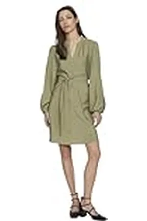 VILA Vipandy L/S Short Dress - Noos, , 44