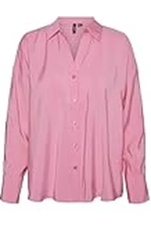 VERO MODA VMQUEENY LS Oversize Shirt WVN GA NOOS, , S
