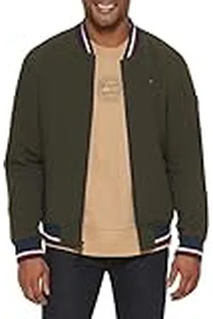 Tommy Hilfiger Heren lichtgewicht Varsity Rib Knit Bomberjack Shell, , L