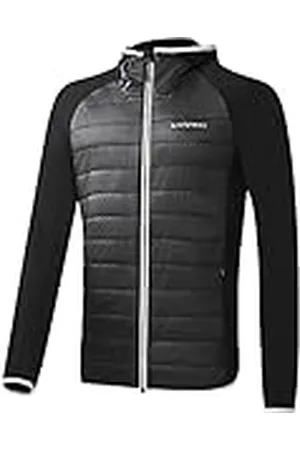 Black Crevice Hybride herenjack, elastisch sportjack voor heren van 85% nylon en 15% elastaan, ademend functioneel herenjack, isolerende hybride herenjas, tourjas voor heren, , XL