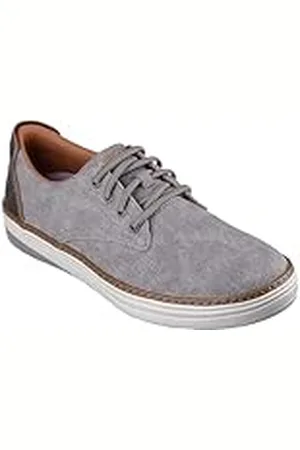 Skechers Heren Hyland Ratner Casual Schoenen, Taupe Canvas, 6.5 UK, , 40 EU