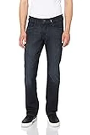 Camel Active Heren 488765 Straight Jeans, Zwart 86, 30W / 34L