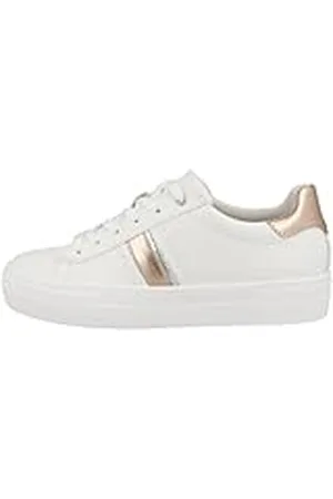 Geox D Claudin A Sneakers voor dames, wit/roségoud, 40 EU, , 40 EU