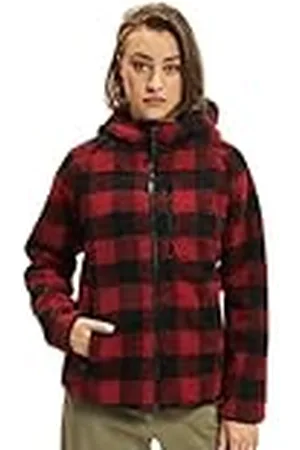 Brandit Teddy fleece jas met capuchon voor dames, winterjas, jacht, outdoor, fleece jas, , XS