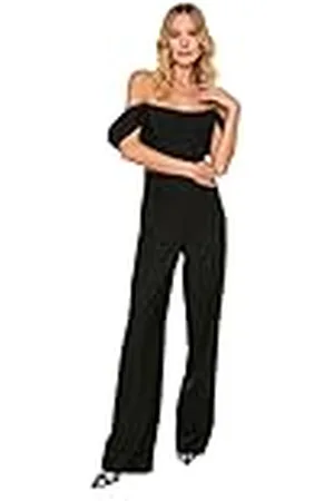 Trendyol Effen geweven jumpsuit voor dames, , 68