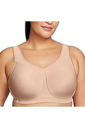 Glamorise Volledige figuur Plus Size Hoge Impact Wonderwire Sport BH Onderdraad #9066, , 80B