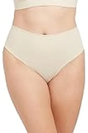 Spanx Dames Cotton Comfort Thong, Damesondergoed Thongs, Heatheroatmeal, L