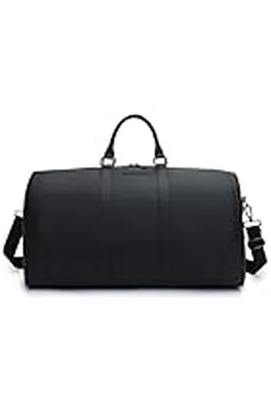 Carlheim Weekendbag, Weekender Kai, Genuine Leather, Black