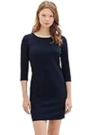 TOM TAILOR Basic damesjurk met 3/4-mouw, , S, , S