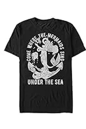 Disney The Little Mermaid - Hip Mer Unisex Crew neck T-Shirt Black S