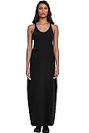 Urban classics Lange damesjurk met racerback, , S