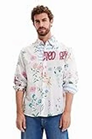 Desigual Heren CAM_Morgan 1000 White Shirt, XXL, , XXL