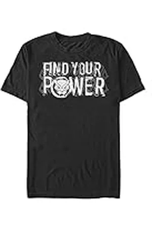 Marvel Avengers Classic - Panther Power Unisex Crew neck T-Shirt Black S