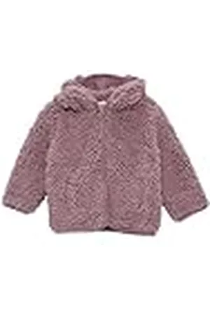 QS by s.Oliver Unisex baby teddy pluche jas met oortjes, , 92