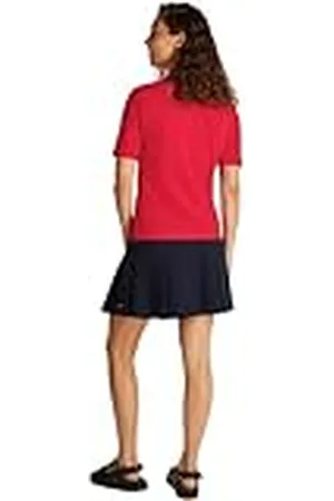 Tommy Hilfiger Dames 1985 REG PIQUE POLO SS WW0WW43224, rood, XXXL, , 3XL