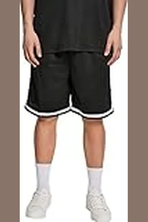 Urban classics Premium Stripes Mesh Shorts voor heren