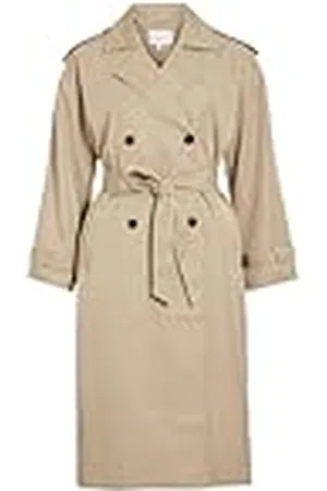 VILA Dames Viaddison L/S Long Trenchcoat-Noos, , 42
