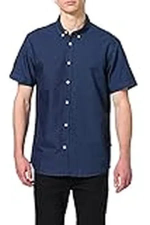 Kronstadt Heren Johan S/S Oxford Washed Shirt