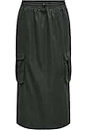 ONLY Onlcashi Cargo Long Skirt WVN Noos Cargorock voor dames, , XS