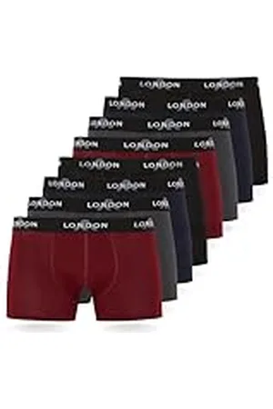 FM London Heren Hipsters (4/8-Pack) Mens Boxers, , M