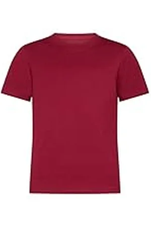 HRM Kinder Luxe Ronde Hals T-shirt, Bordeaux, Maat 152 I Fair Trade T-shirt Jongens & Meisjes met Ronde Hals, 160 g/m² I Gemaakt van 100% Organisch Katoen
