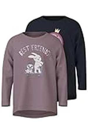 NAME IT Nmfviolet 2P Ls Losse Top, , 110 cm