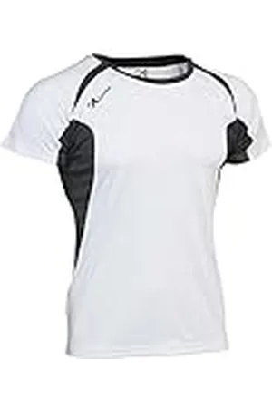 Asioka Sportshirt voor volwassenen - Sportshirt Unisex - Technisch T-shirt korte mouwen - Kleur wit/marineblauw