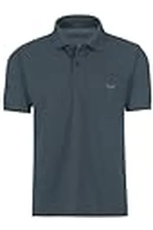 Trigema Poloshirt voor heren met borstzak, antraciet, XL