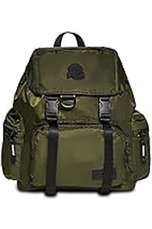 Invicta Rugzak - URBAN X, legergroen - tabletvak - werk en vrije tijd, kantoor - stof van ECO-materiaal - 16 LT - voor dames en heren